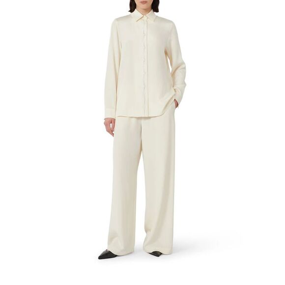 Max Mara Women Stretch Silk Cady Shirt